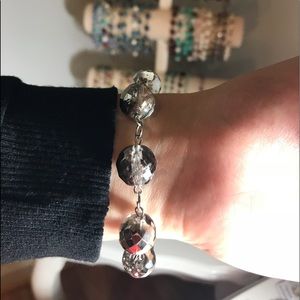 Silver Crystal Bracelet